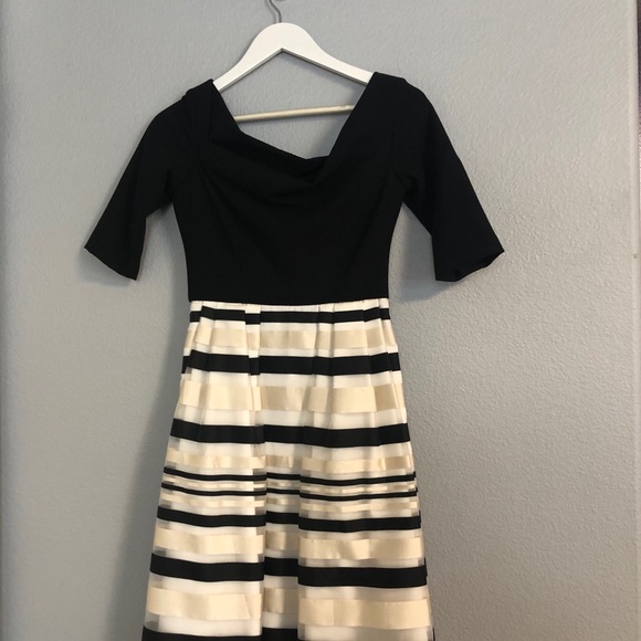 Black Halo Eve Hayley Midi Dress Size 2 - Picture 16 of 16